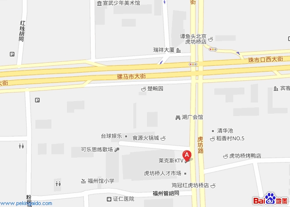 北京金沙劇場マップ